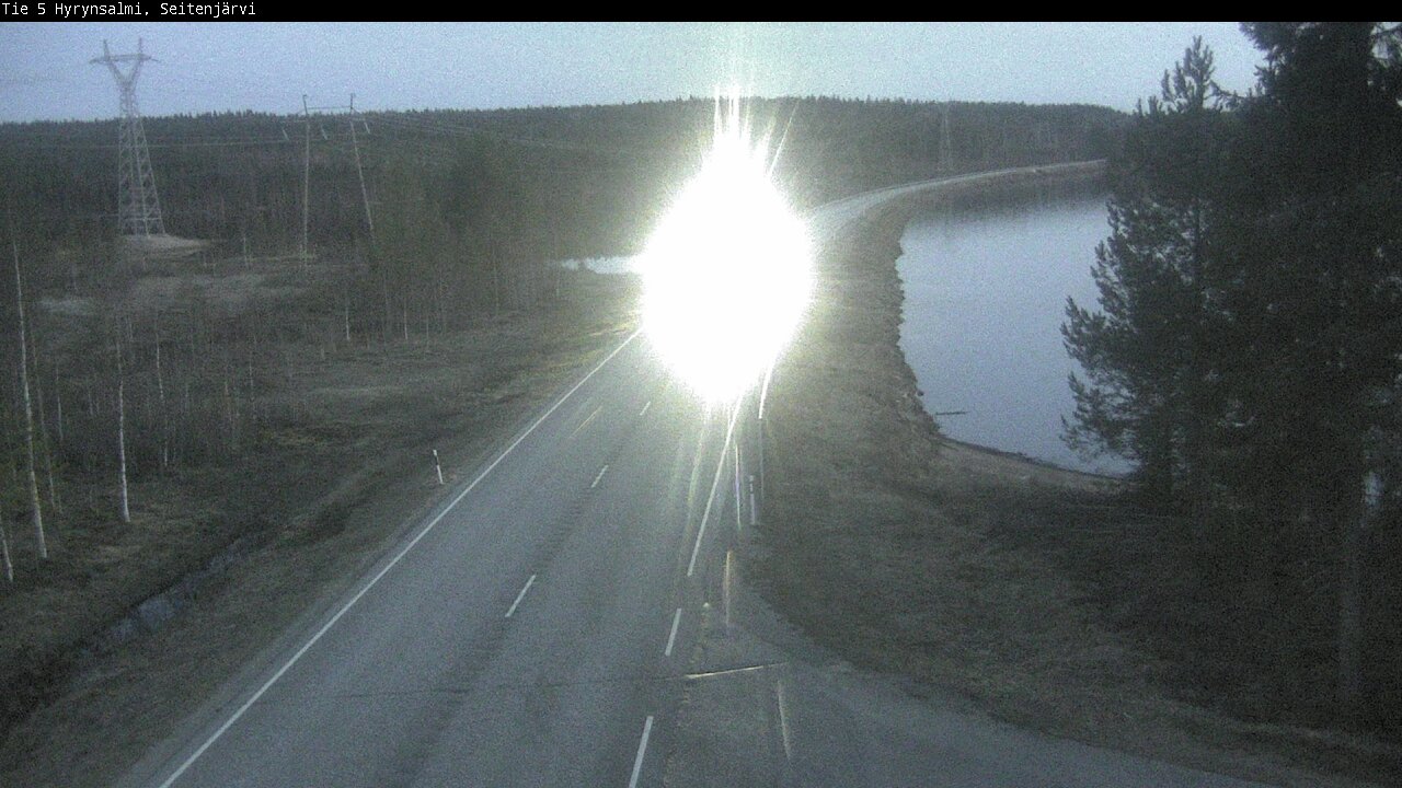 Kelikamerat Kuva Tie 5 Hyrynsalmi, Seitenjärvi, Hyrynsalmi, Kainuu