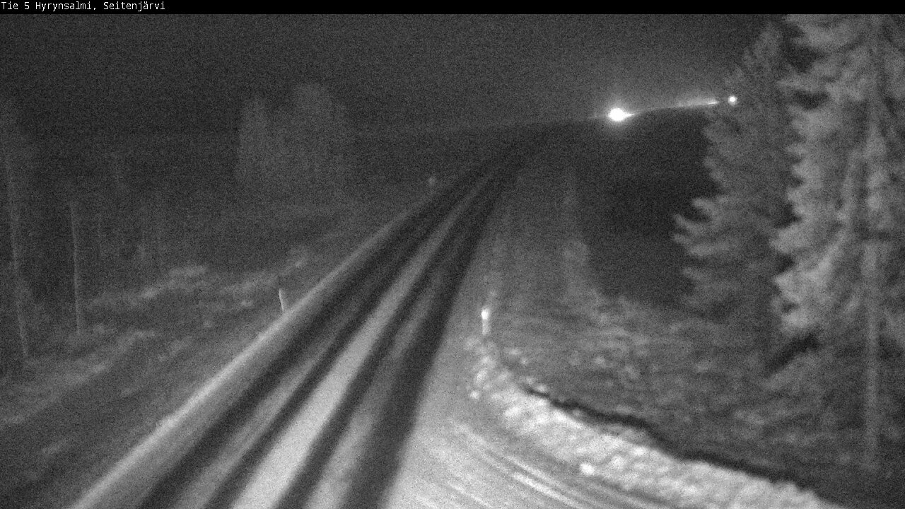 Weather Camera Image Road 5 Hyrynsalmi, Seitenjärvi, Hyrynsalmi, Kainuu
