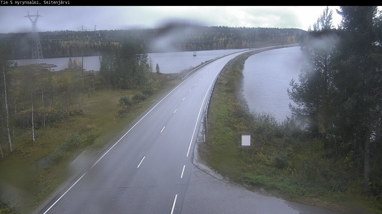 Weather Camera Image Road 5 Hyrynsalmi, Seitenjärvi, Hyrynsalmi, Kainuu