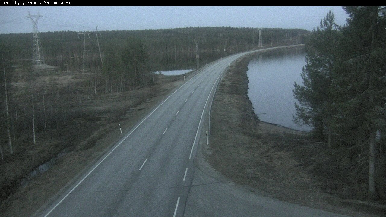 Kelikamerat Kuva Tie 5 Hyrynsalmi, Seitenjärvi, Hyrynsalmi, Kainuu