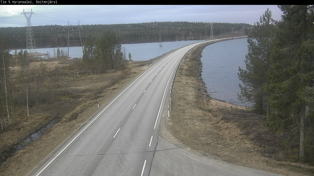 Kelikamerat Kuva Tie 5 Hyrynsalmi, Seitenjärvi, Hyrynsalmi, Kainuu