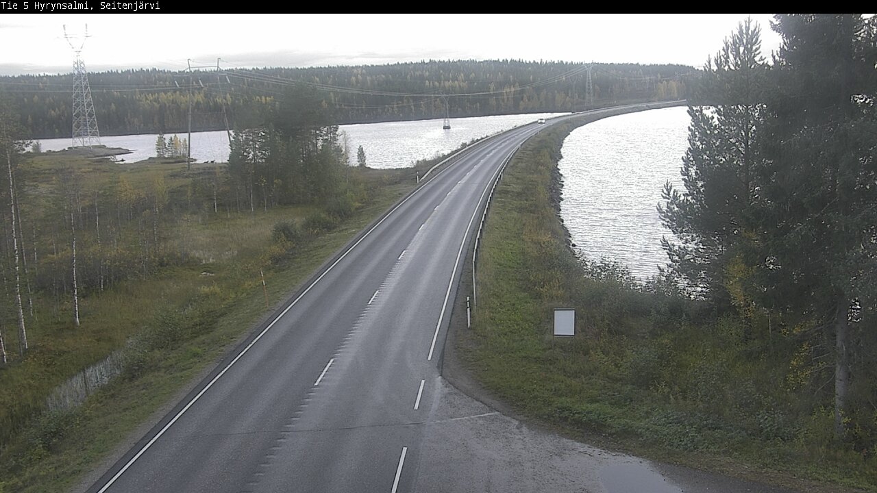 Kelikamerat Kuva Tie 5 Hyrynsalmi, Seitenjärvi, Hyrynsalmi, Kainuu