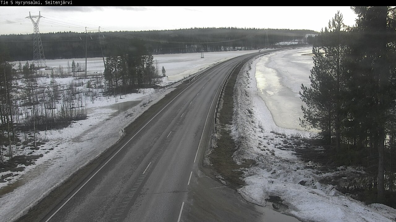 Kelikamerat Kuva Tie 5 Hyrynsalmi, Seitenjärvi, Hyrynsalmi, Kainuu