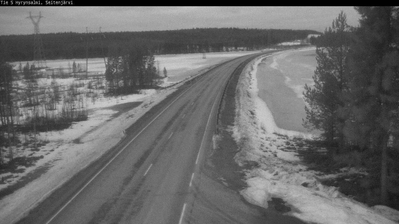 Kelikamerat Kuva Tie 5 Hyrynsalmi, Seitenjärvi, Hyrynsalmi, Kainuu