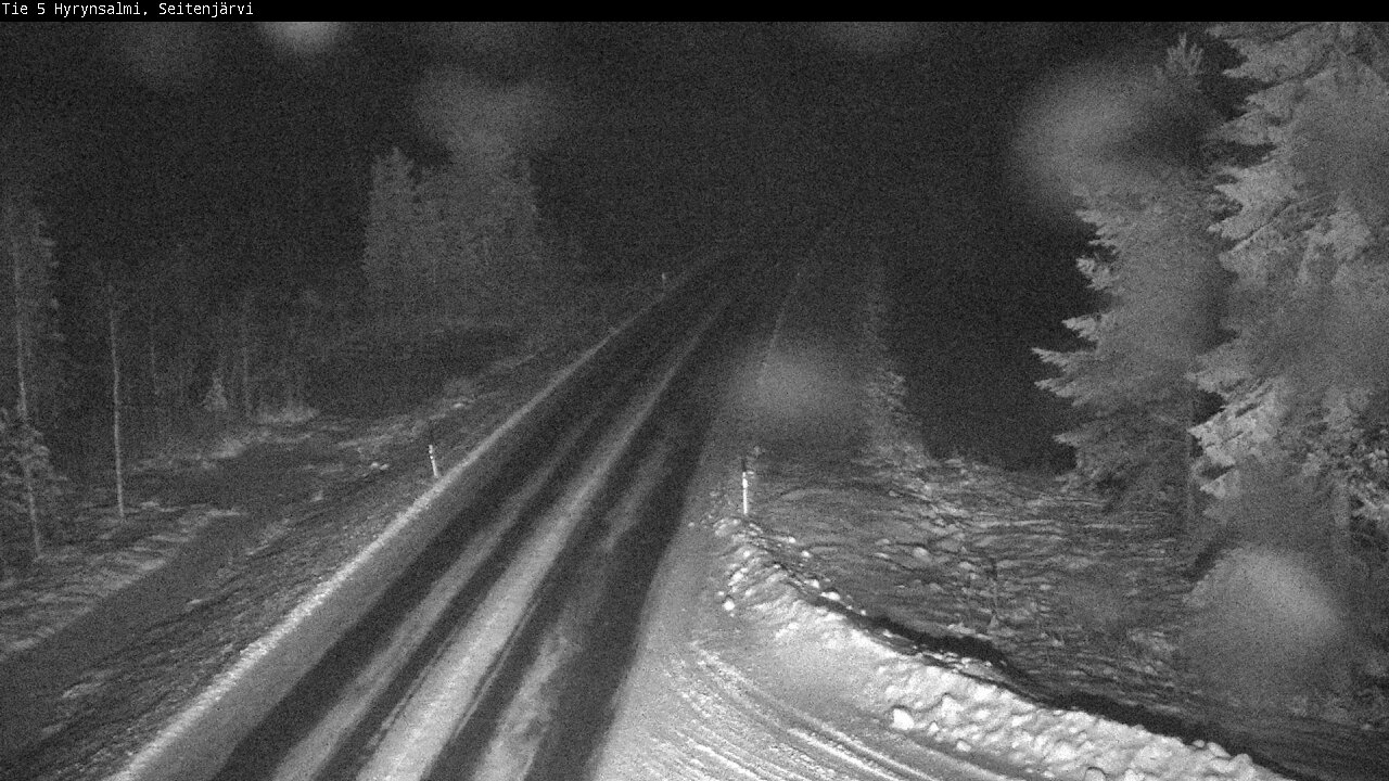 Weather Camera Image Road 5 Hyrynsalmi, Seitenjärvi, Hyrynsalmi, Kainuu