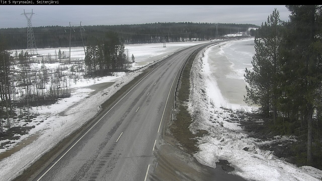 Kelikamerat Kuva Tie 5 Hyrynsalmi, Seitenjärvi, Hyrynsalmi, Kainuu