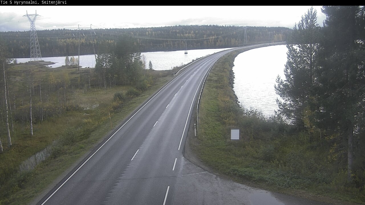 Kelikamerat Kuva Tie 5 Hyrynsalmi, Seitenjärvi, Hyrynsalmi, Kainuu