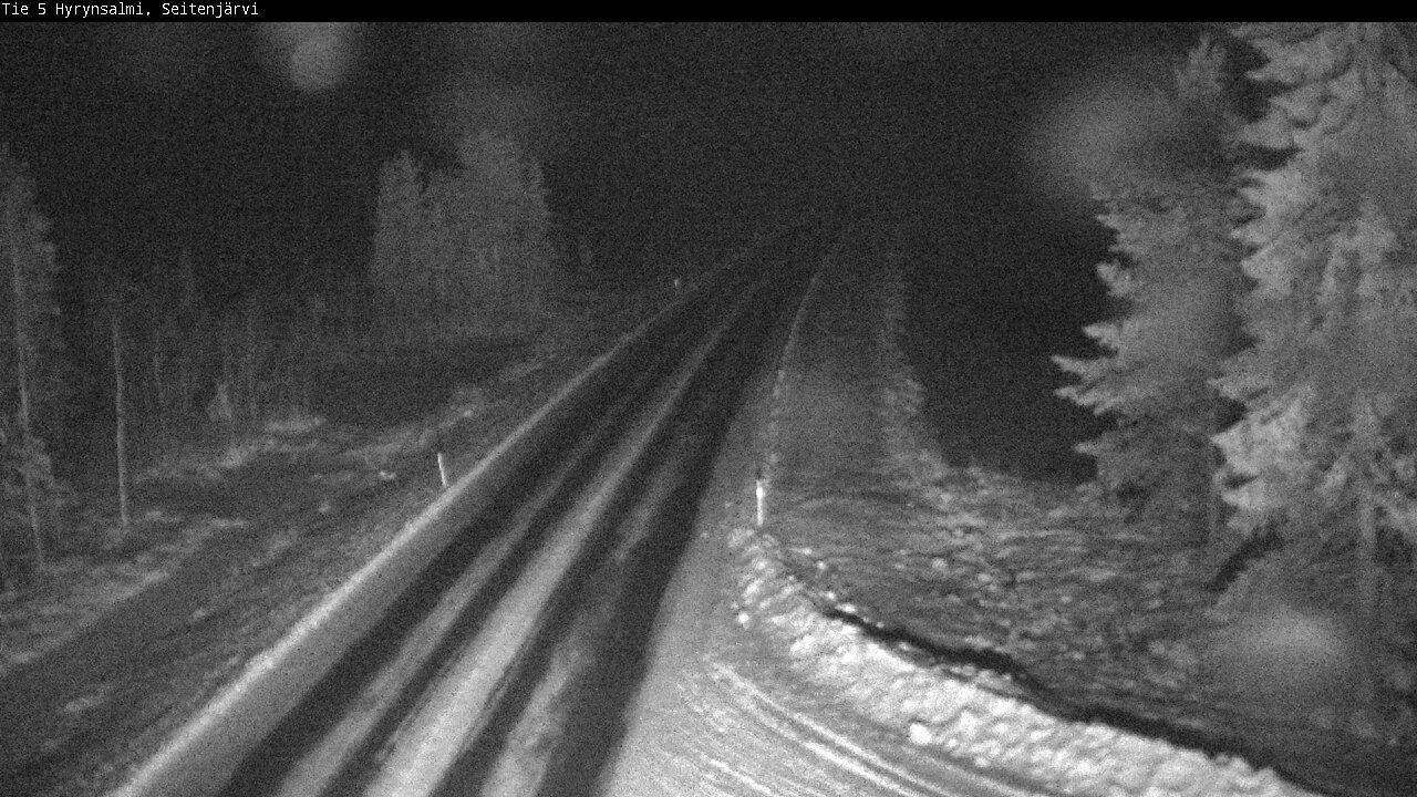 Weather Camera Image Road 5 Hyrynsalmi, Seitenjärvi, Hyrynsalmi, Kainuu