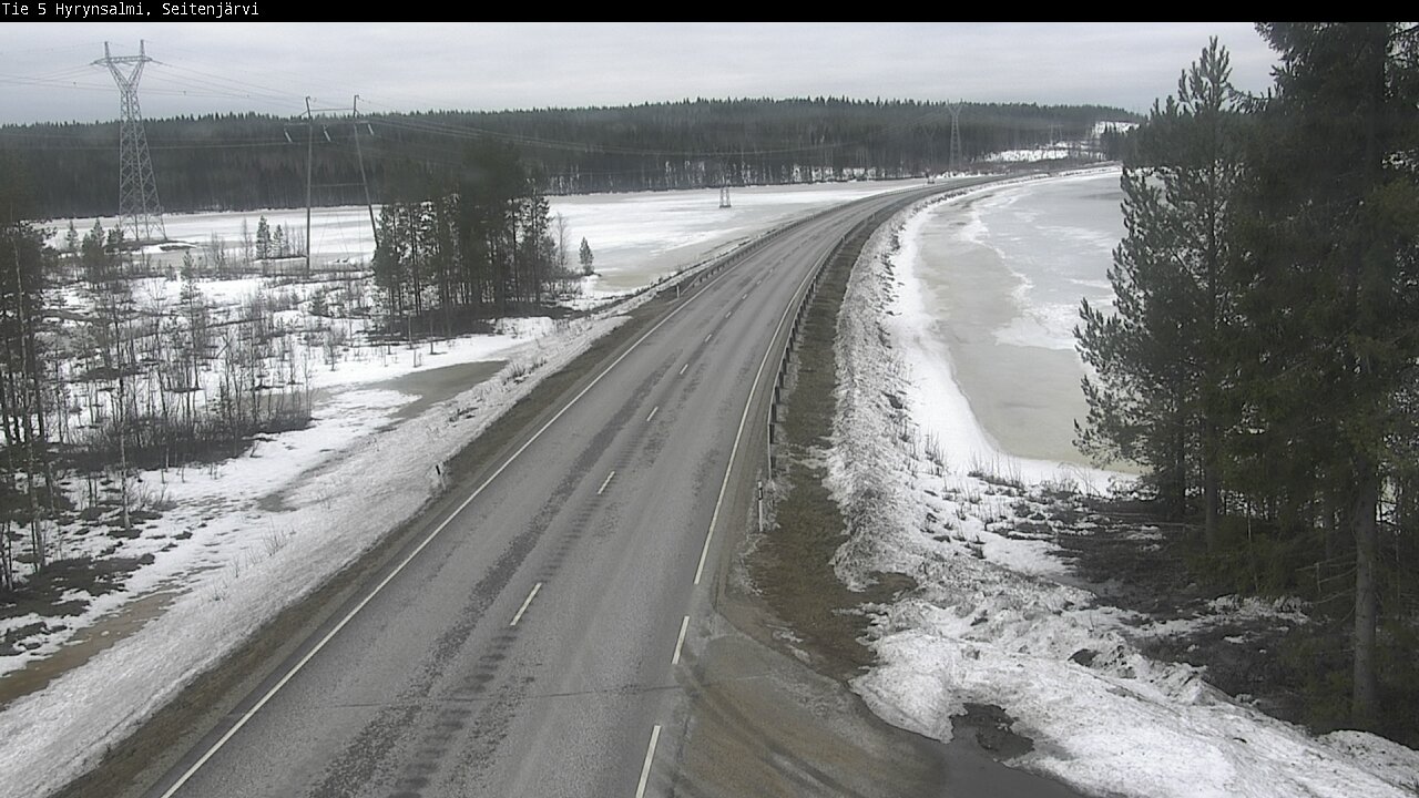 Kelikamerat Kuva Tie 5 Hyrynsalmi, Seitenjärvi, Hyrynsalmi, Kainuu