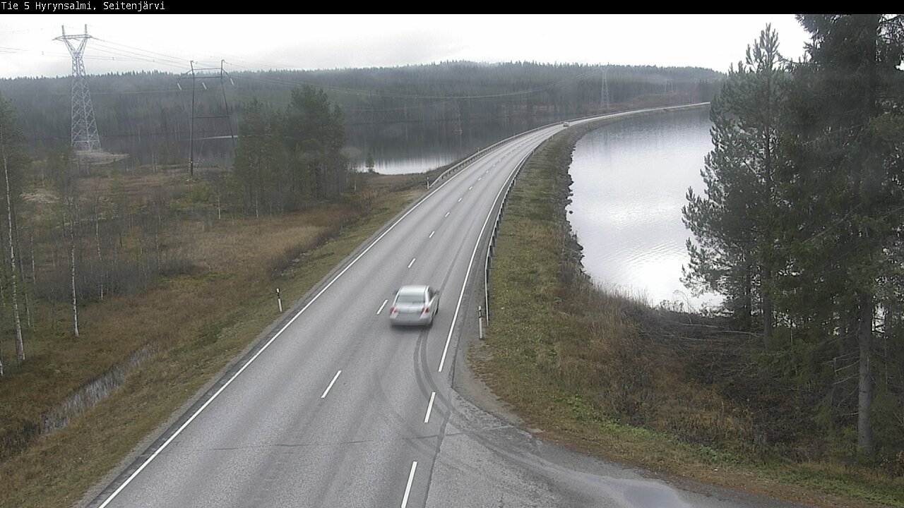 Kelikamerat Kuva Tie 5 Hyrynsalmi, Seitenjärvi, Hyrynsalmi, Kainuu