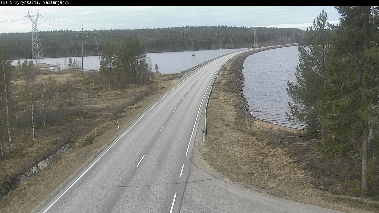 Kelikamerat Kuva Tie 5 Hyrynsalmi, Seitenjärvi, Hyrynsalmi, Kainuu