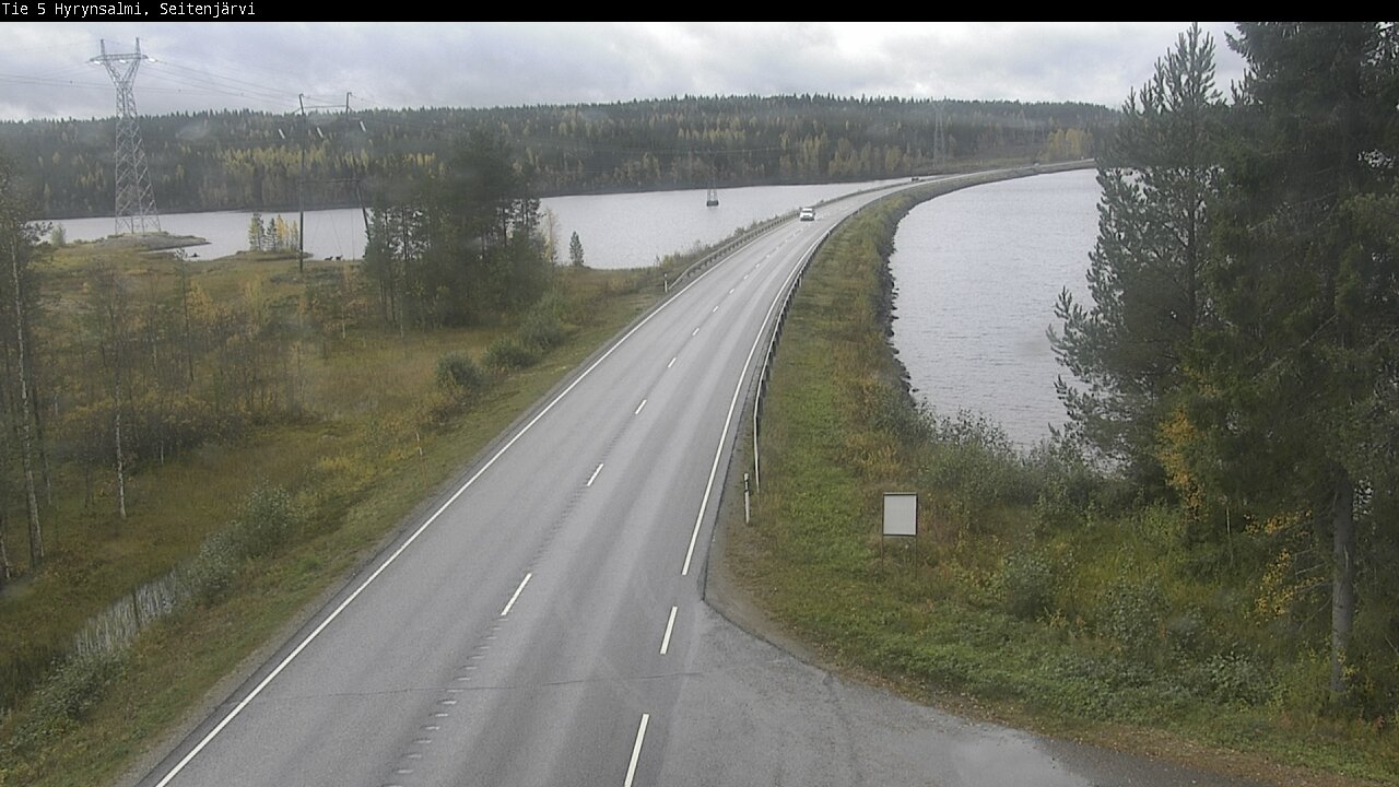 Kelikamerat Kuva Tie 5 Hyrynsalmi, Seitenjärvi, Hyrynsalmi, Kainuu