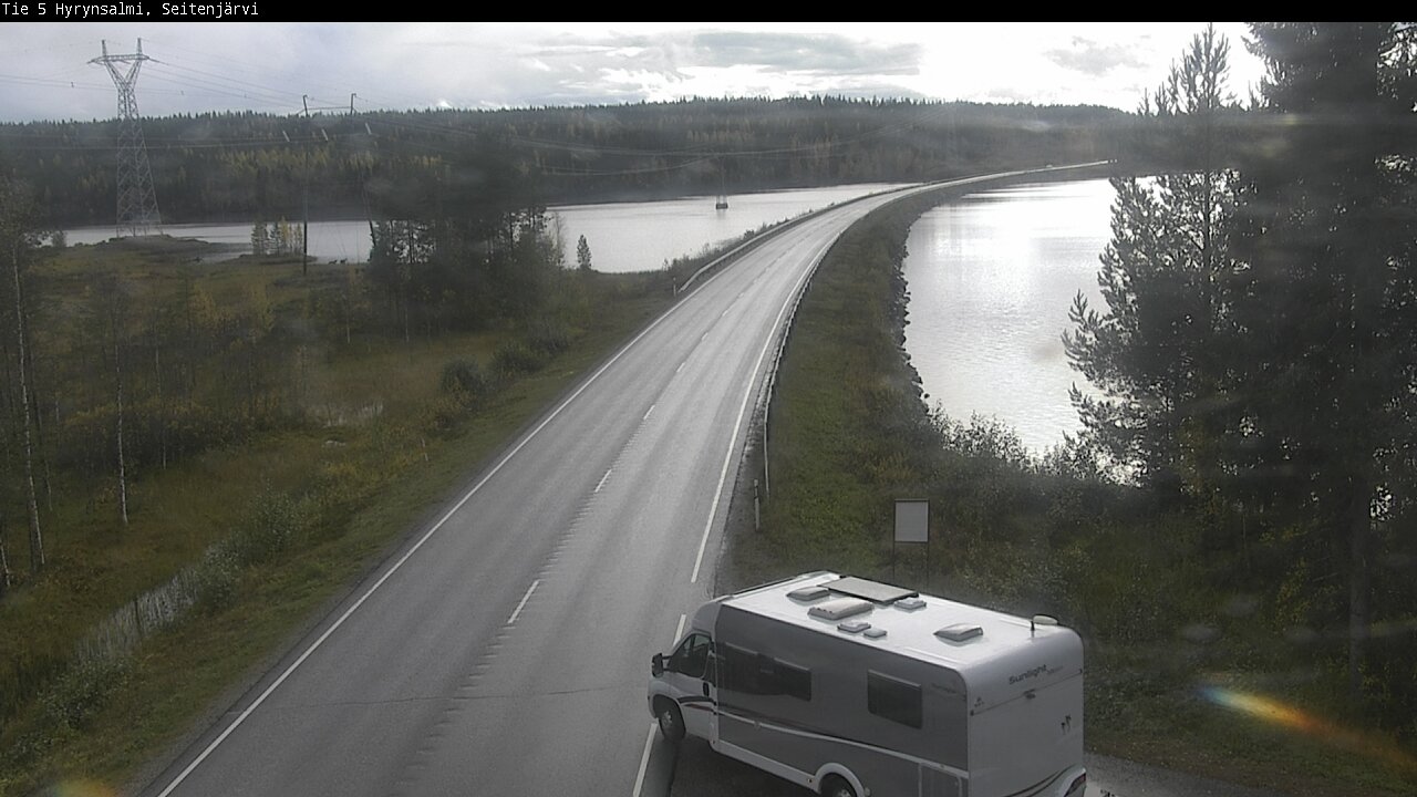 Kelikamerat Kuva Tie 5 Hyrynsalmi, Seitenjärvi, Hyrynsalmi, Kainuu