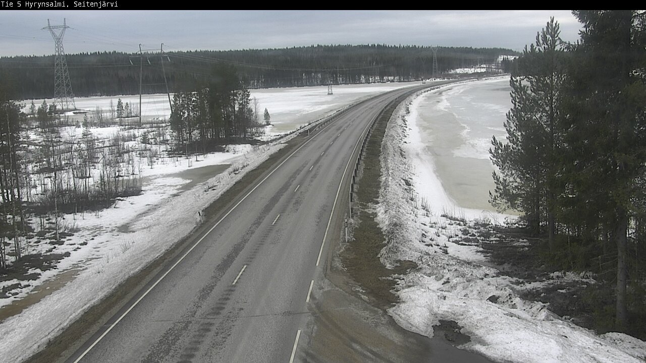 Kelikamerat Kuva Tie 5 Hyrynsalmi, Seitenjärvi, Hyrynsalmi, Kainuu