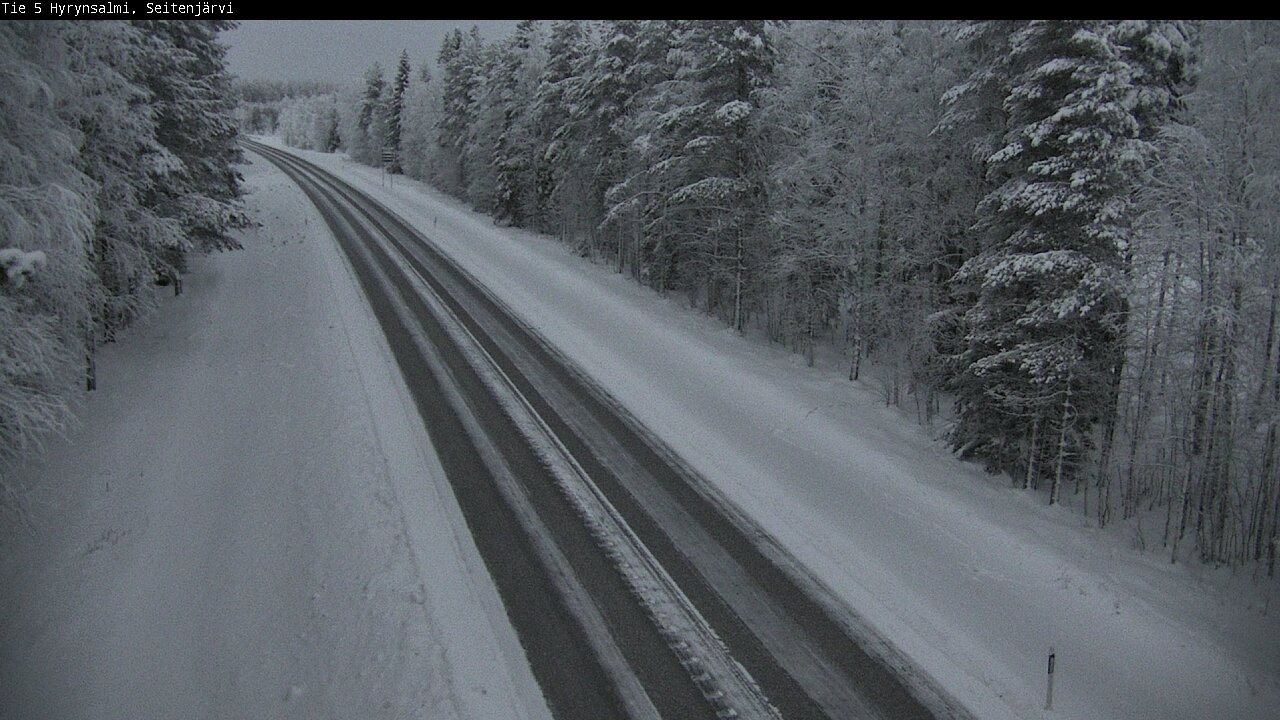 Kelikamerat Kuva Tie 5 Hyrynsalmi, Seitenjärvi, Hyrynsalmi, Kainuu