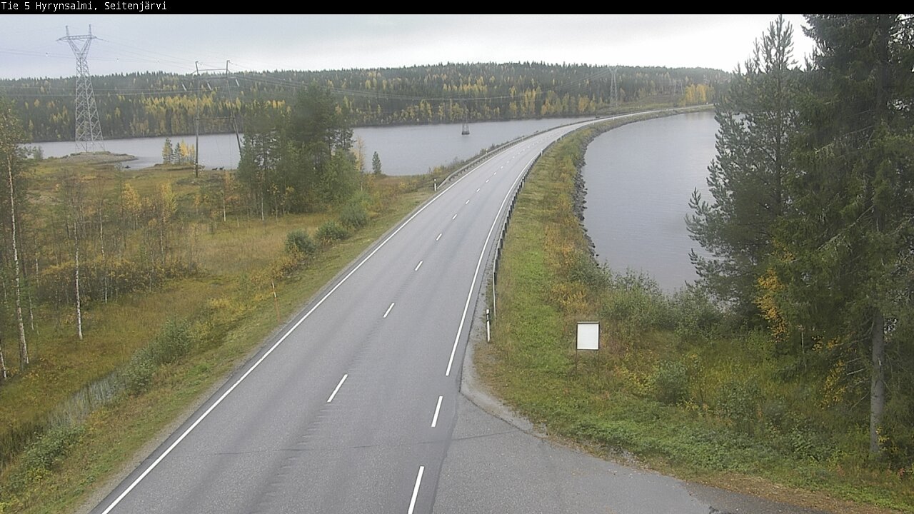 Kelikamerat Kuva Tie 5 Hyrynsalmi, Seitenjärvi, Hyrynsalmi, Kainuu