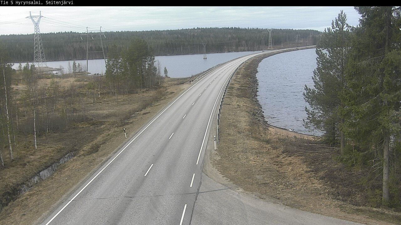 Kelikamerat Kuva Tie 5 Hyrynsalmi, Seitenjärvi, Hyrynsalmi, Kainuu