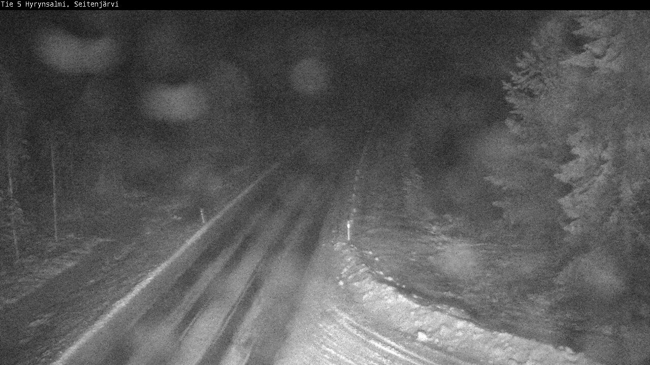Weather Camera Image Road 5 Hyrynsalmi, Seitenjärvi, Hyrynsalmi, Kainuu