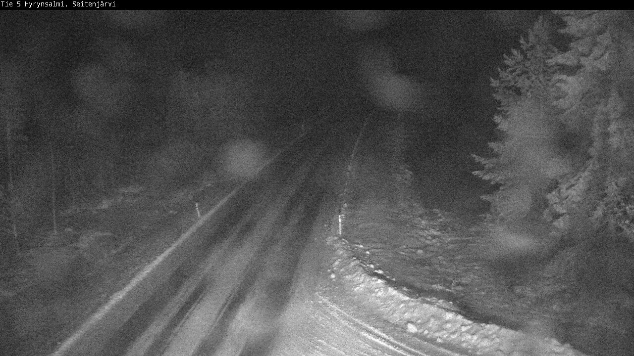 Weather Camera Image Road 5 Hyrynsalmi, Seitenjärvi, Hyrynsalmi, Kainuu