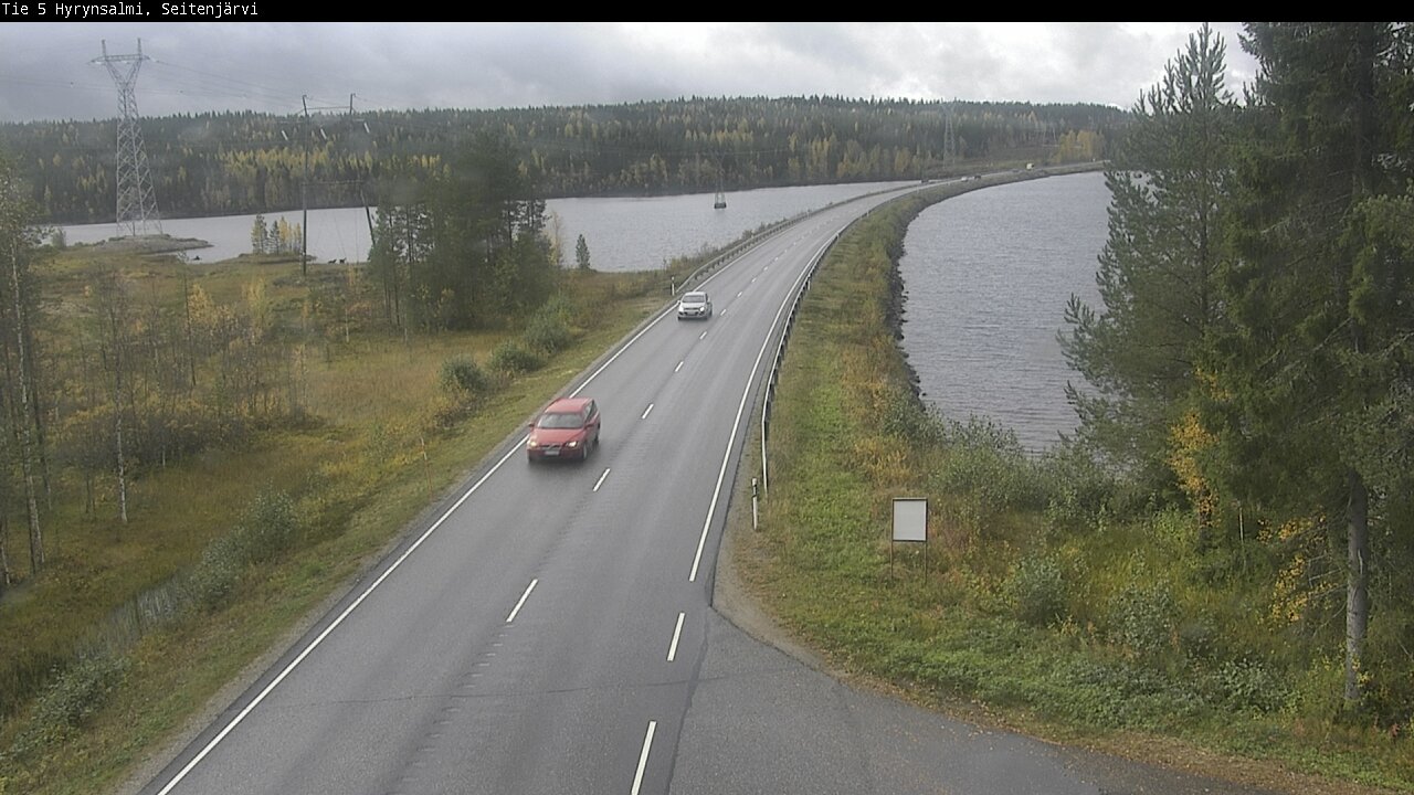 Kelikamerat Kuva Tie 5 Hyrynsalmi, Seitenjärvi, Hyrynsalmi, Kainuu