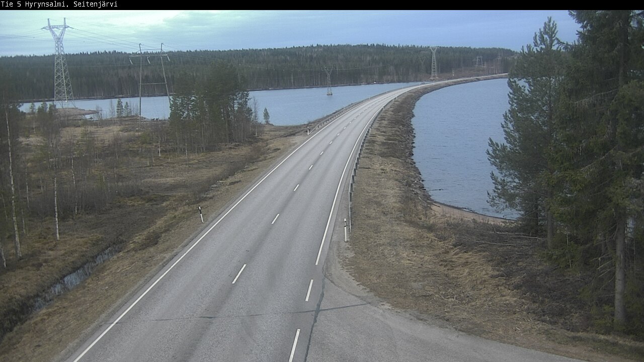 Kelikamerat Kuva Tie 5 Hyrynsalmi, Seitenjärvi, Hyrynsalmi, Kainuu