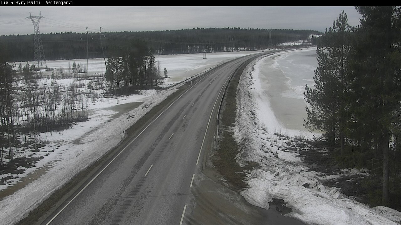 Kelikamerat Kuva Tie 5 Hyrynsalmi, Seitenjärvi, Hyrynsalmi, Kainuu