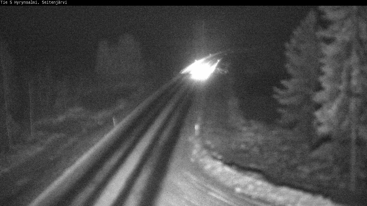 Weather Camera Image Road 5 Hyrynsalmi, Seitenjärvi, Hyrynsalmi, Kainuu