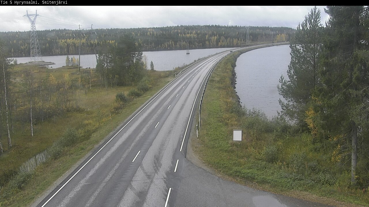 Kelikamerat Kuva Tie 5 Hyrynsalmi, Seitenjärvi, Hyrynsalmi, Kainuu