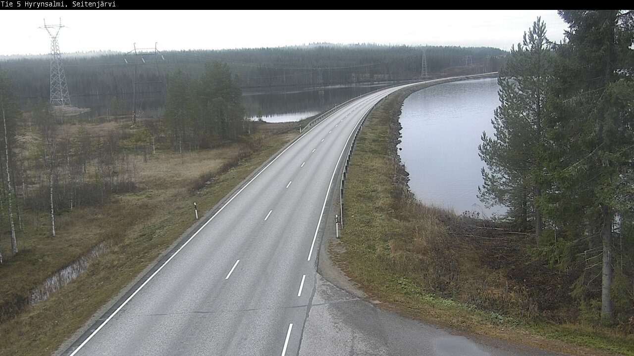 Kelikamerat Kuva Tie 5 Hyrynsalmi, Seitenjärvi, Hyrynsalmi, Kainuu