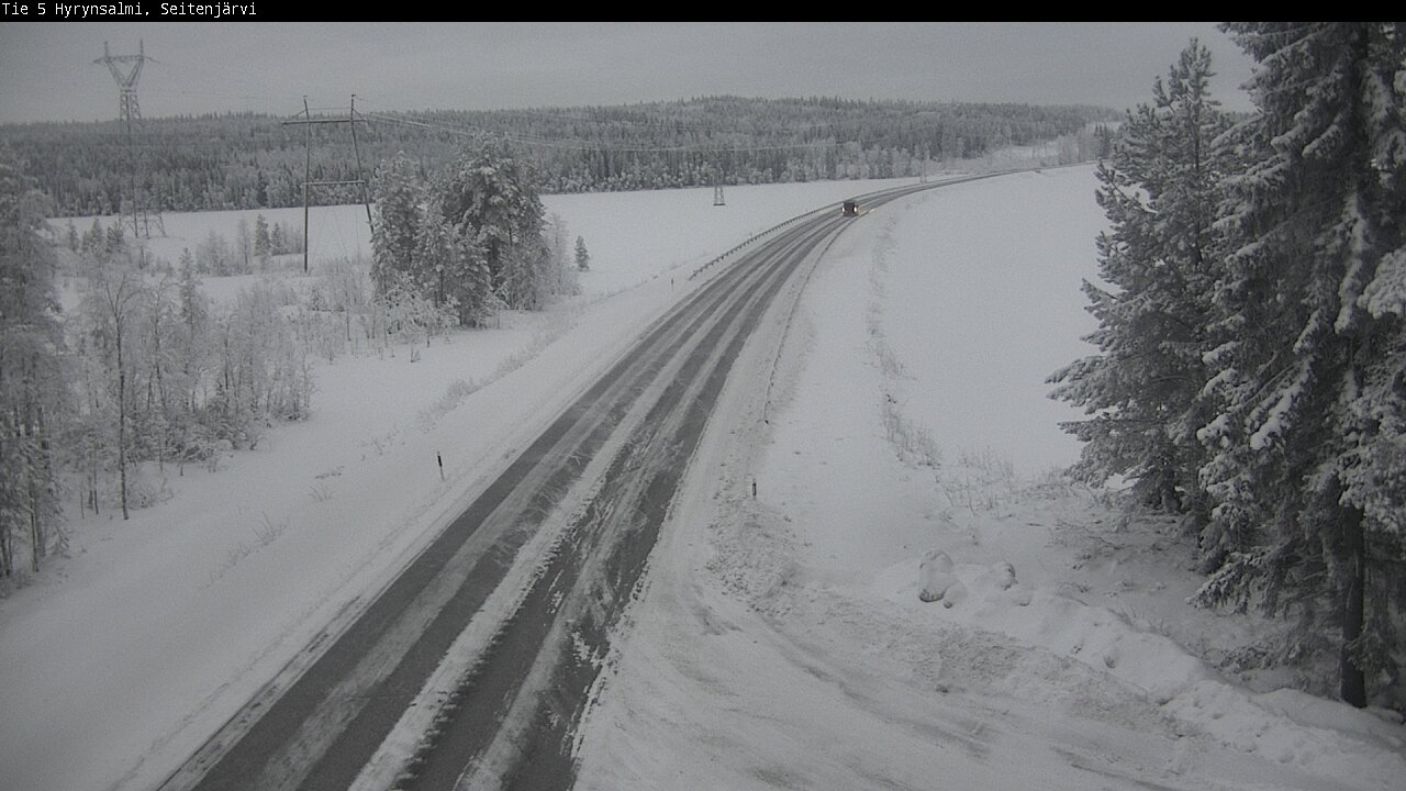 Kelikamerat Kuva Tie 5 Hyrynsalmi, Seitenjärvi, Hyrynsalmi, Kainuu