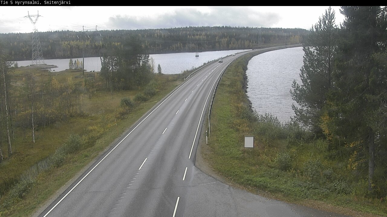 Kelikamerat Kuva Tie 5 Hyrynsalmi, Seitenjärvi, Hyrynsalmi, Kainuu