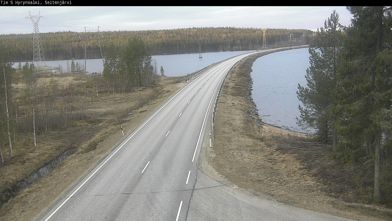 Kelikamerat Kuva Tie 5 Hyrynsalmi, Seitenjärvi, Hyrynsalmi, Kainuu