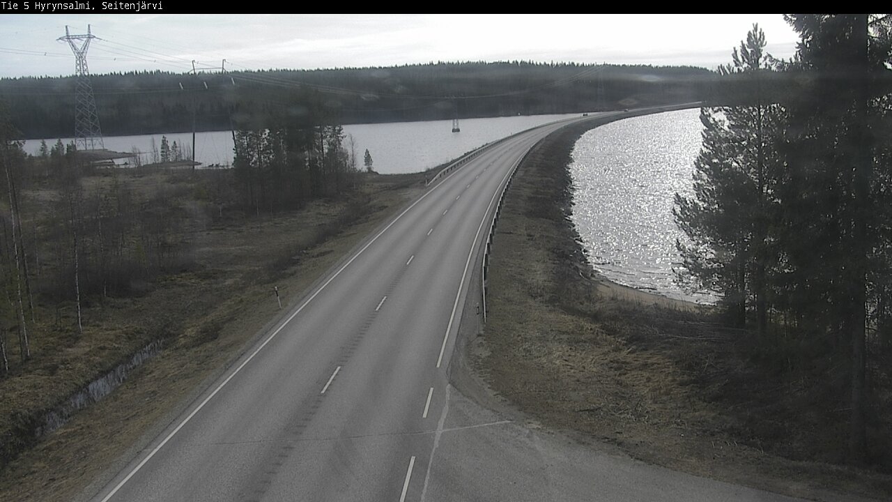 Weather Camera Image Väg 5 Hyrynsalmi, Seitenjärvi, Hyrynsalmi, Kainuu