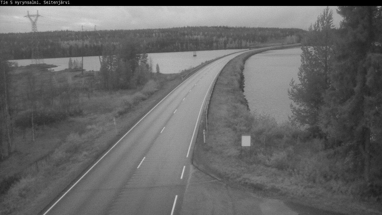 Kelikamerat Kuva Tie 5 Hyrynsalmi, Seitenjärvi, Hyrynsalmi, Kainuu