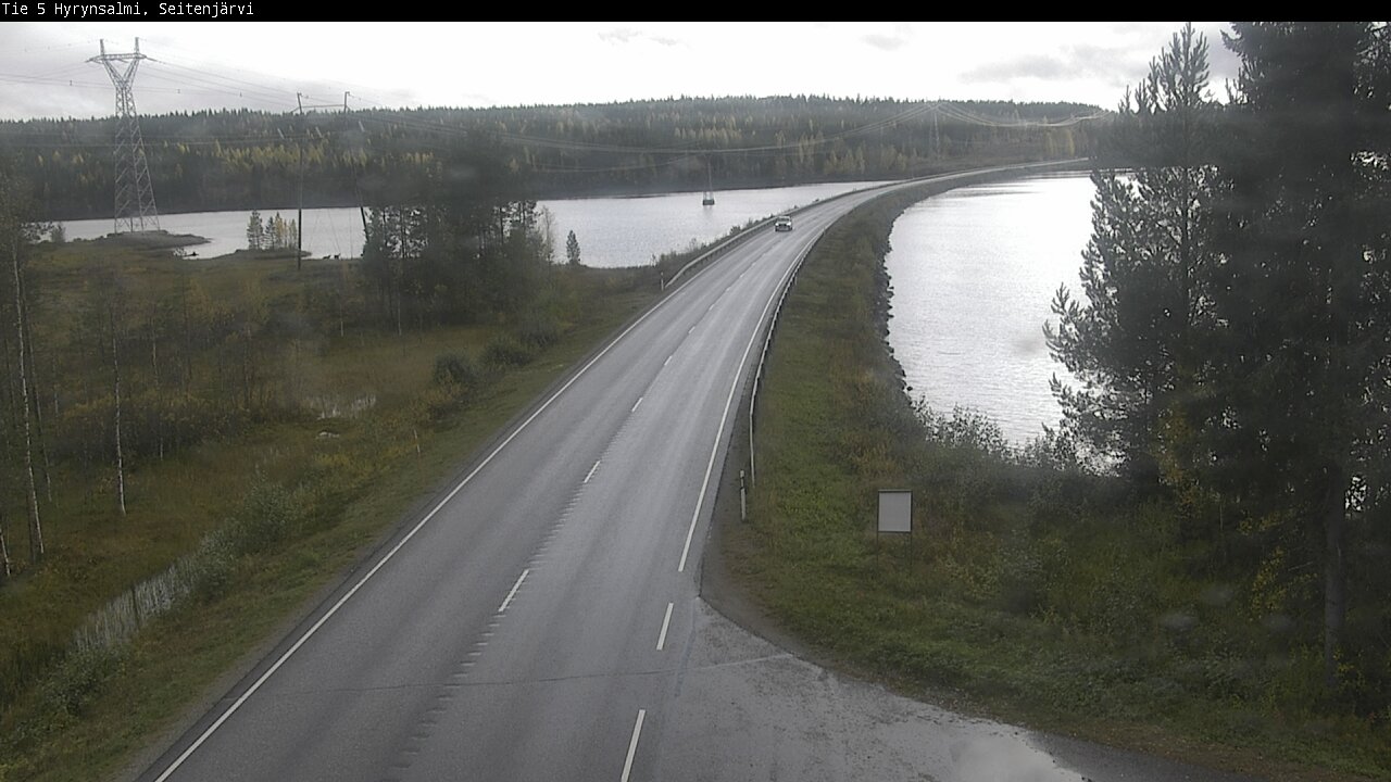 Kelikamerat Kuva Tie 5 Hyrynsalmi, Seitenjärvi, Hyrynsalmi, Kainuu
