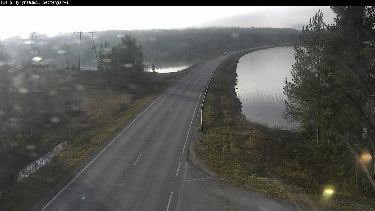 Kelikamerat Kuva Tie 5 Hyrynsalmi, Seitenjärvi, Hyrynsalmi, Kainuu