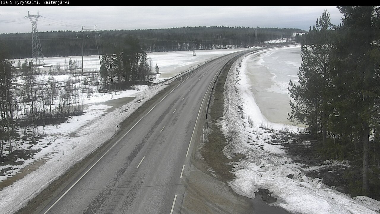 Kelikamerat Kuva Tie 5 Hyrynsalmi, Seitenjärvi, Hyrynsalmi, Kainuu