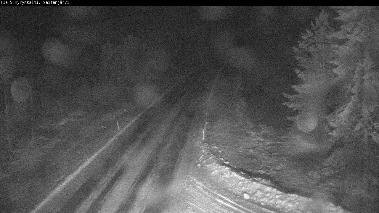 Weather Camera Image Road 5 Hyrynsalmi, Seitenjärvi, Hyrynsalmi, Kainuu