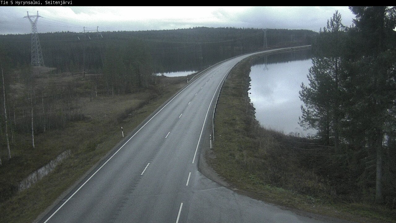 Kelikamerat Kuva Tie 5 Hyrynsalmi, Seitenjärvi, Hyrynsalmi, Kainuu