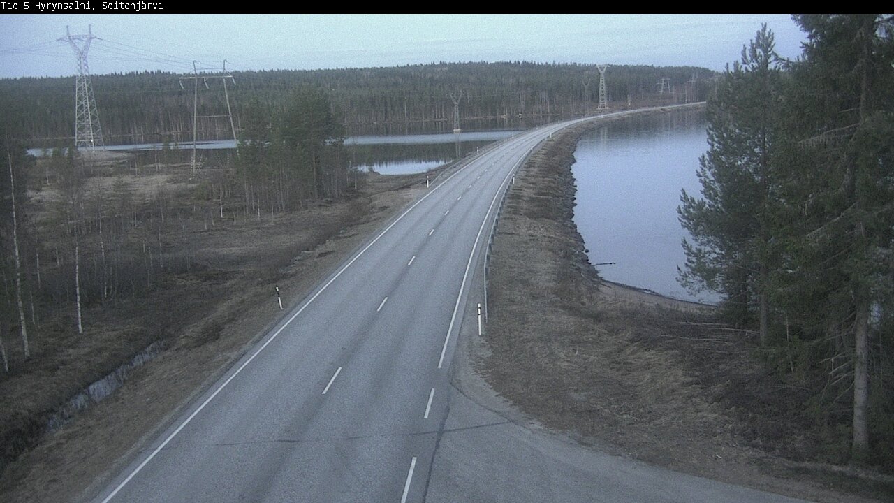 Kelikamerat Kuva Tie 5 Hyrynsalmi, Seitenjärvi, Hyrynsalmi, Kainuu