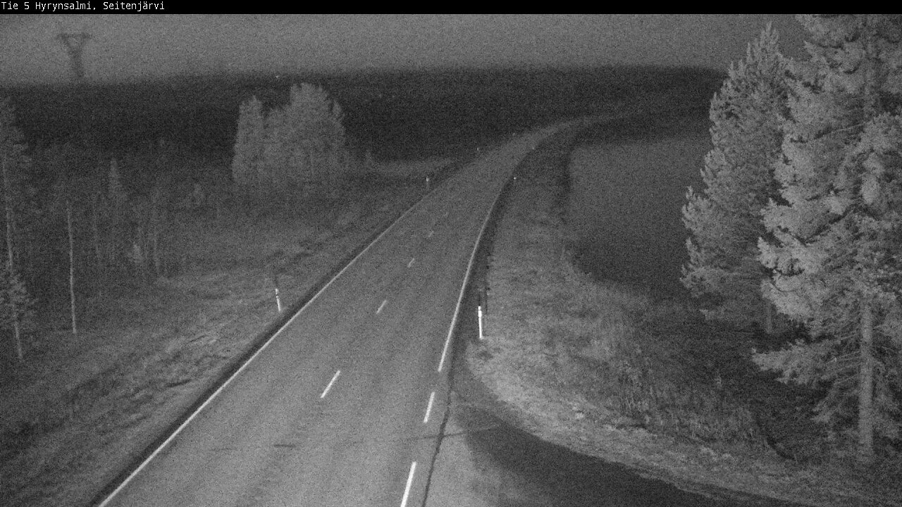 Kelikamerat Kuva Tie 5 Hyrynsalmi, Seitenjärvi, Hyrynsalmi, Kainuu