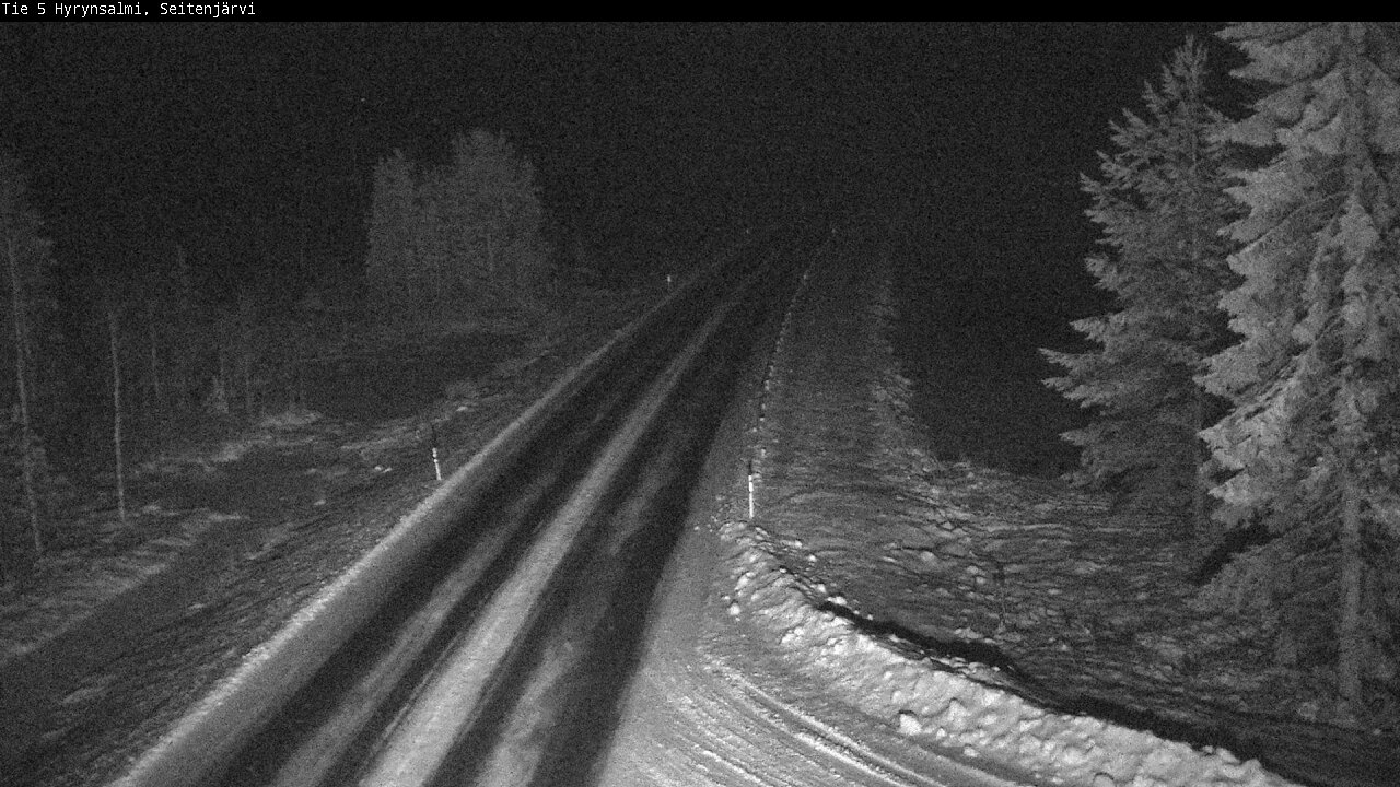 Weather Camera Image Road 5 Hyrynsalmi, Seitenjärvi, Hyrynsalmi, Kainuu
