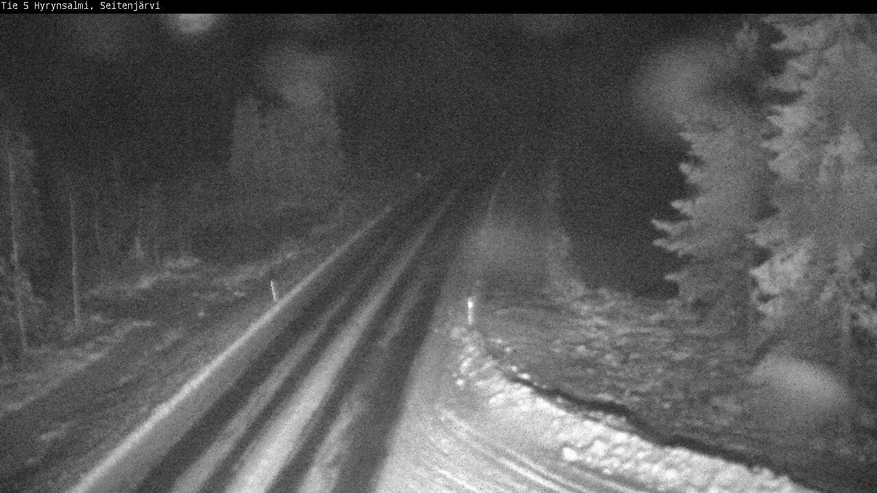 Weather Camera Image Road 5 Hyrynsalmi, Seitenjärvi, Hyrynsalmi, Kainuu