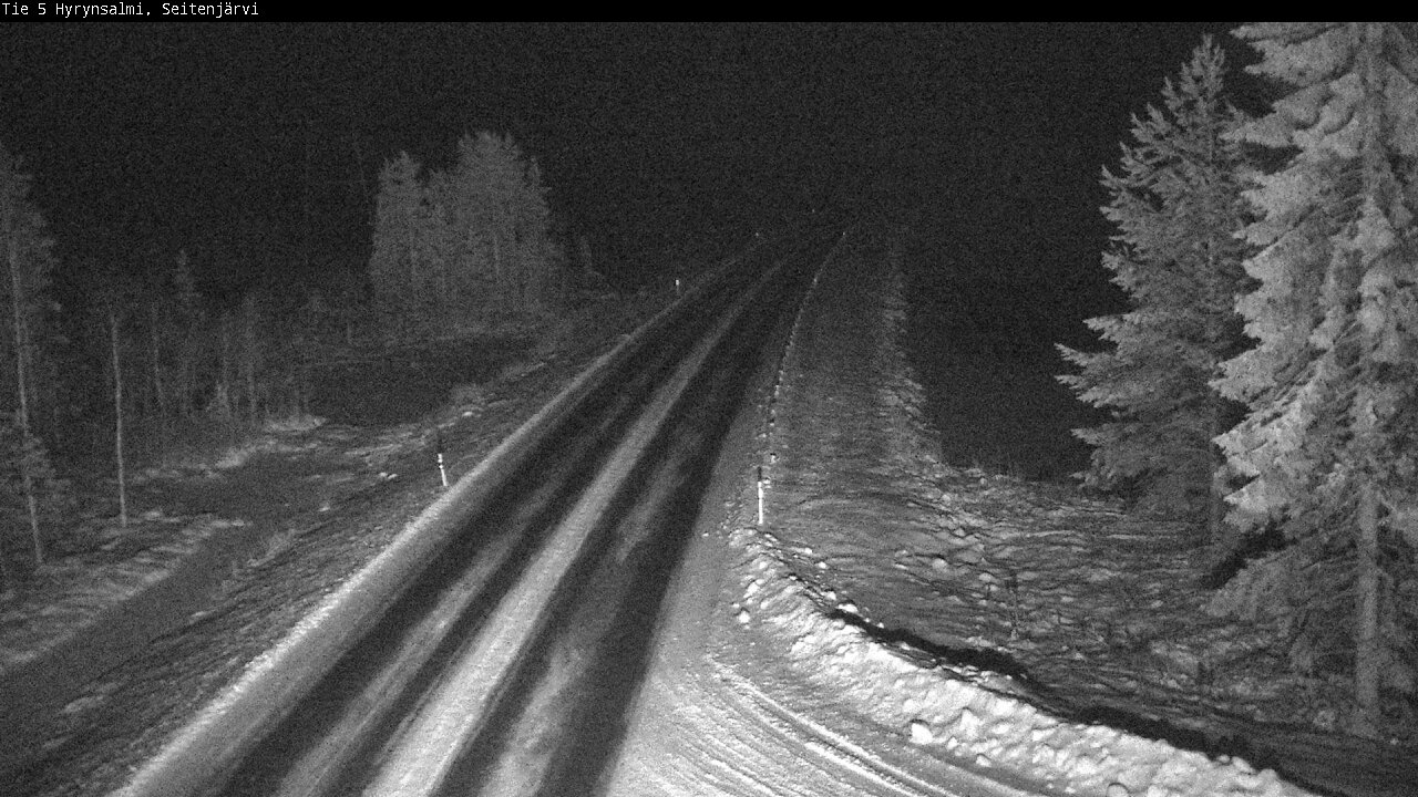 Weather Camera Image Road 5 Hyrynsalmi, Seitenjärvi, Hyrynsalmi, Kainuu