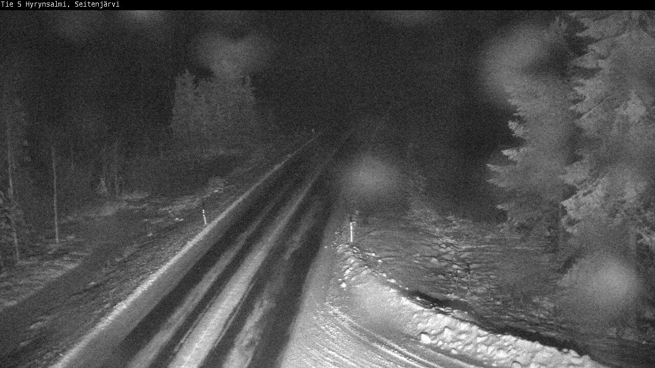 Weather Camera Image Road 5 Hyrynsalmi, Seitenjärvi, Hyrynsalmi, Kainuu