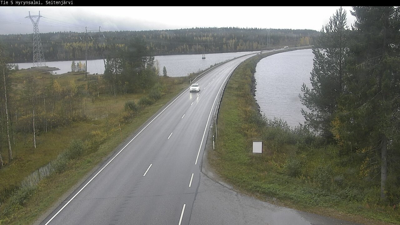Kelikamerat Kuva Tie 5 Hyrynsalmi, Seitenjärvi, Hyrynsalmi, Kainuu
