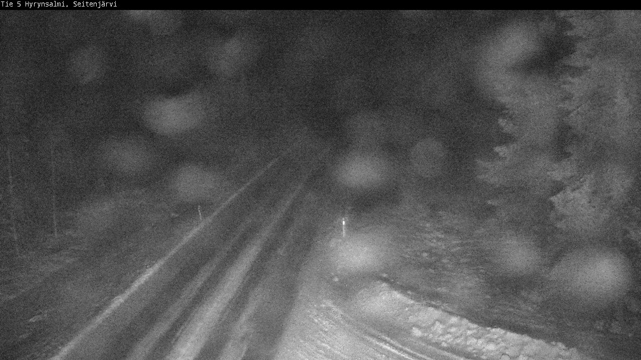 Weather Camera Image Road 5 Hyrynsalmi, Seitenjärvi, Hyrynsalmi, Kainuu