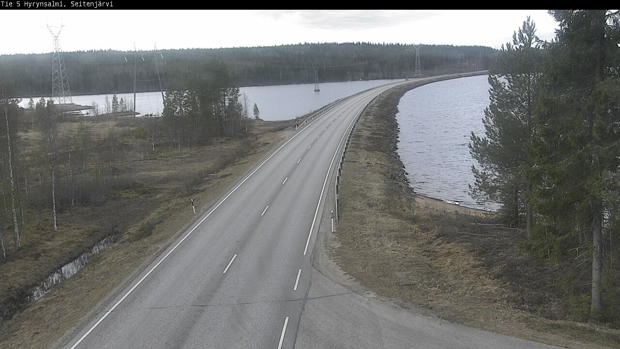 Kelikamerat Kuva Tie 5 Hyrynsalmi, Seitenjärvi, Hyrynsalmi, Kainuu