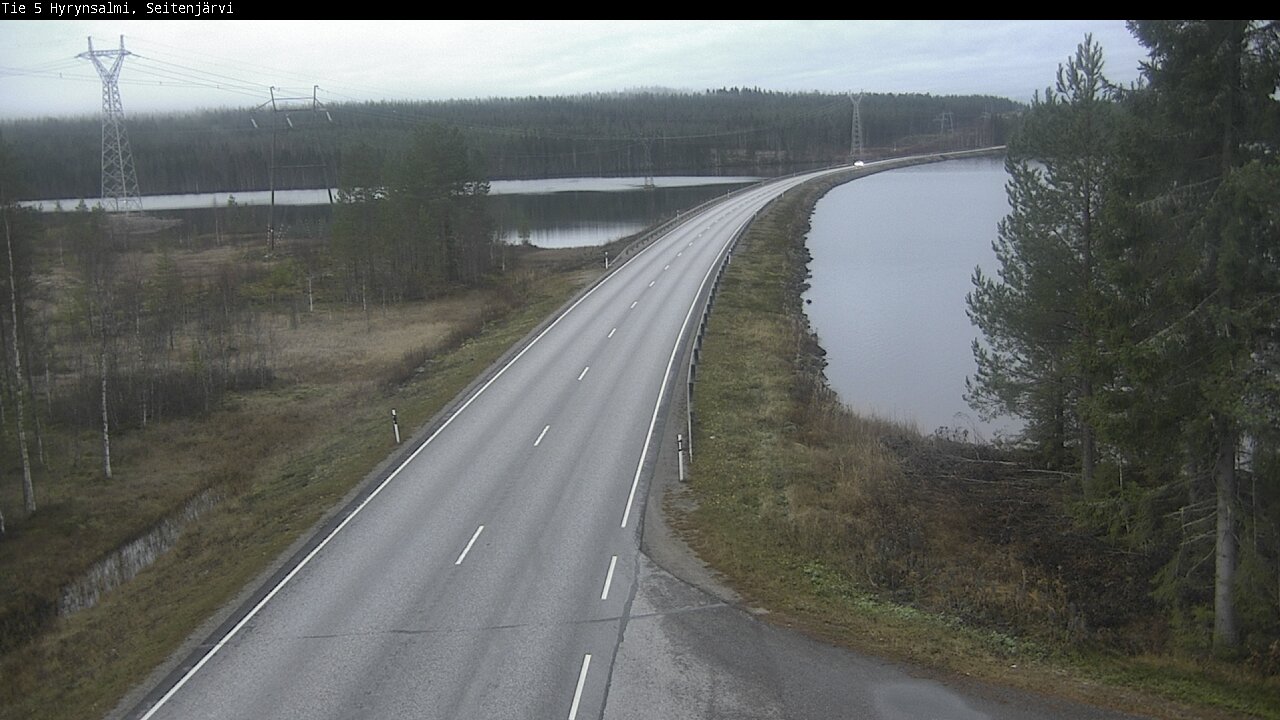 Kelikamerat Kuva Tie 5 Hyrynsalmi, Seitenjärvi, Hyrynsalmi, Kainuu