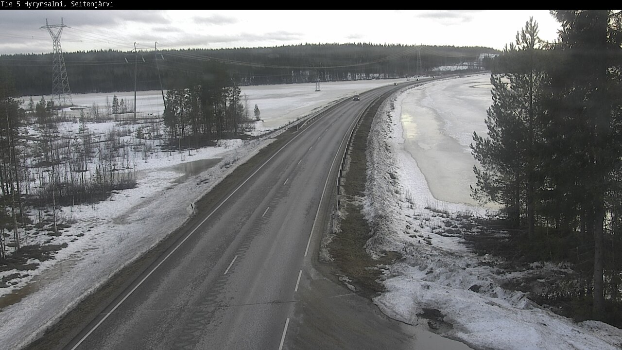 Kelikamerat Kuva Tie 5 Hyrynsalmi, Seitenjärvi, Hyrynsalmi, Kainuu